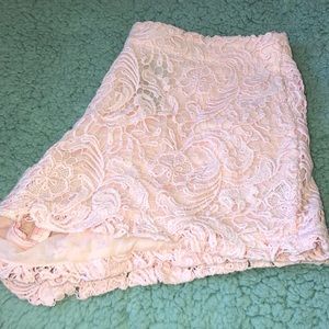 Lace shorts from Francesca’s